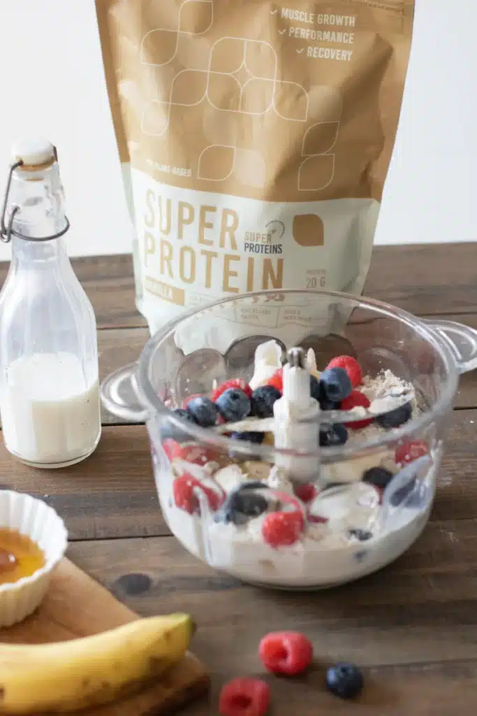 Vegansk proteinpulver til smoothies