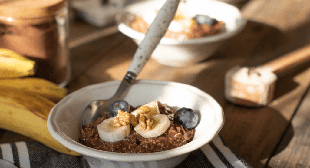 Chocolate oatmeal maybe a healthy and full of protein if you prepare it right!